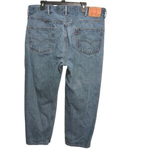 Rare Levi's 550 Mens 42W x 30L  relaxed fit Distressed Rare R red tag Authentic